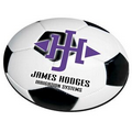 Soccer Ball Stock Round Natural Rubber Mouse Pad (8" Diameter)